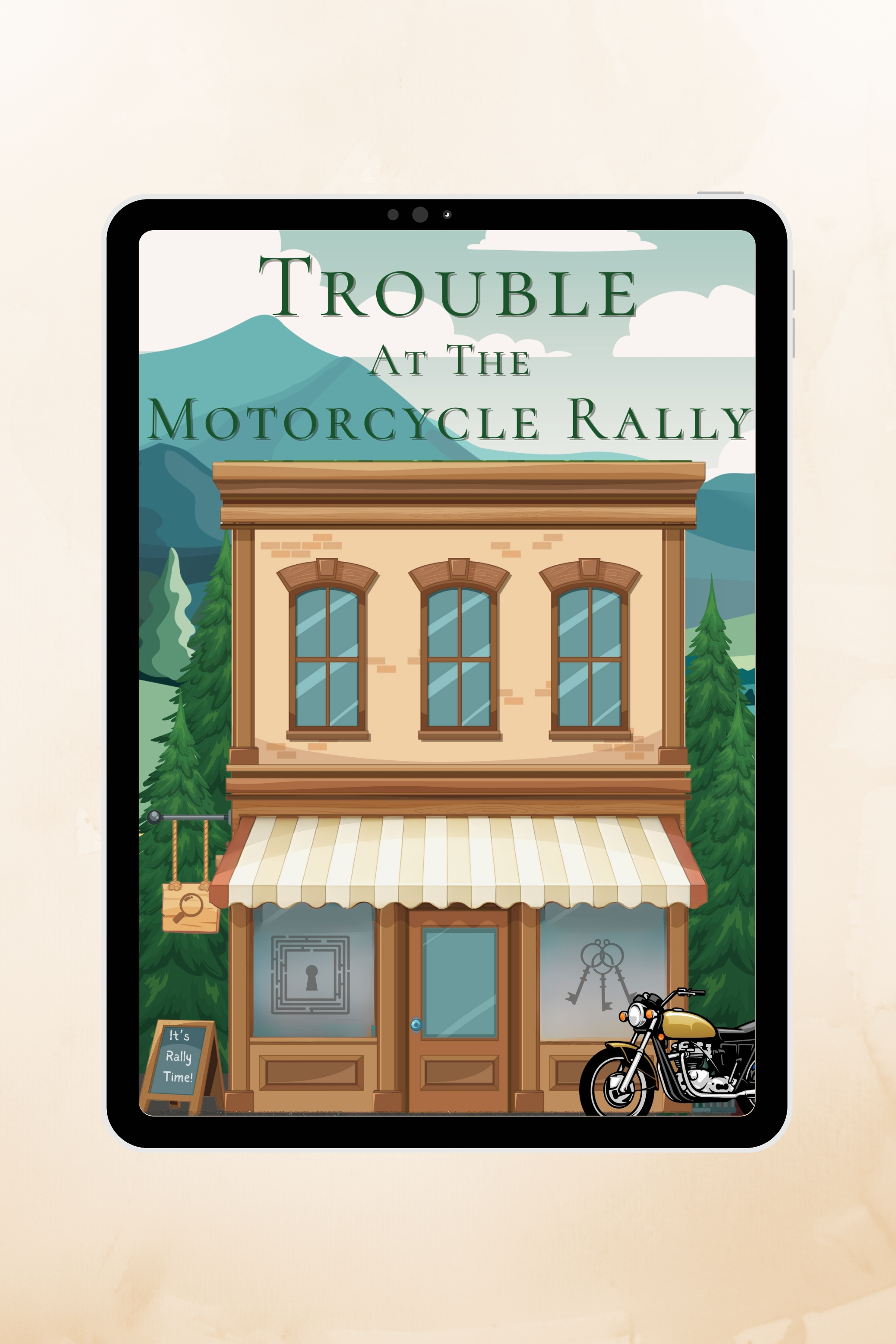 Trouble at the Motorcycle Rally: An An Escape Room Cozy Mystery Book 3