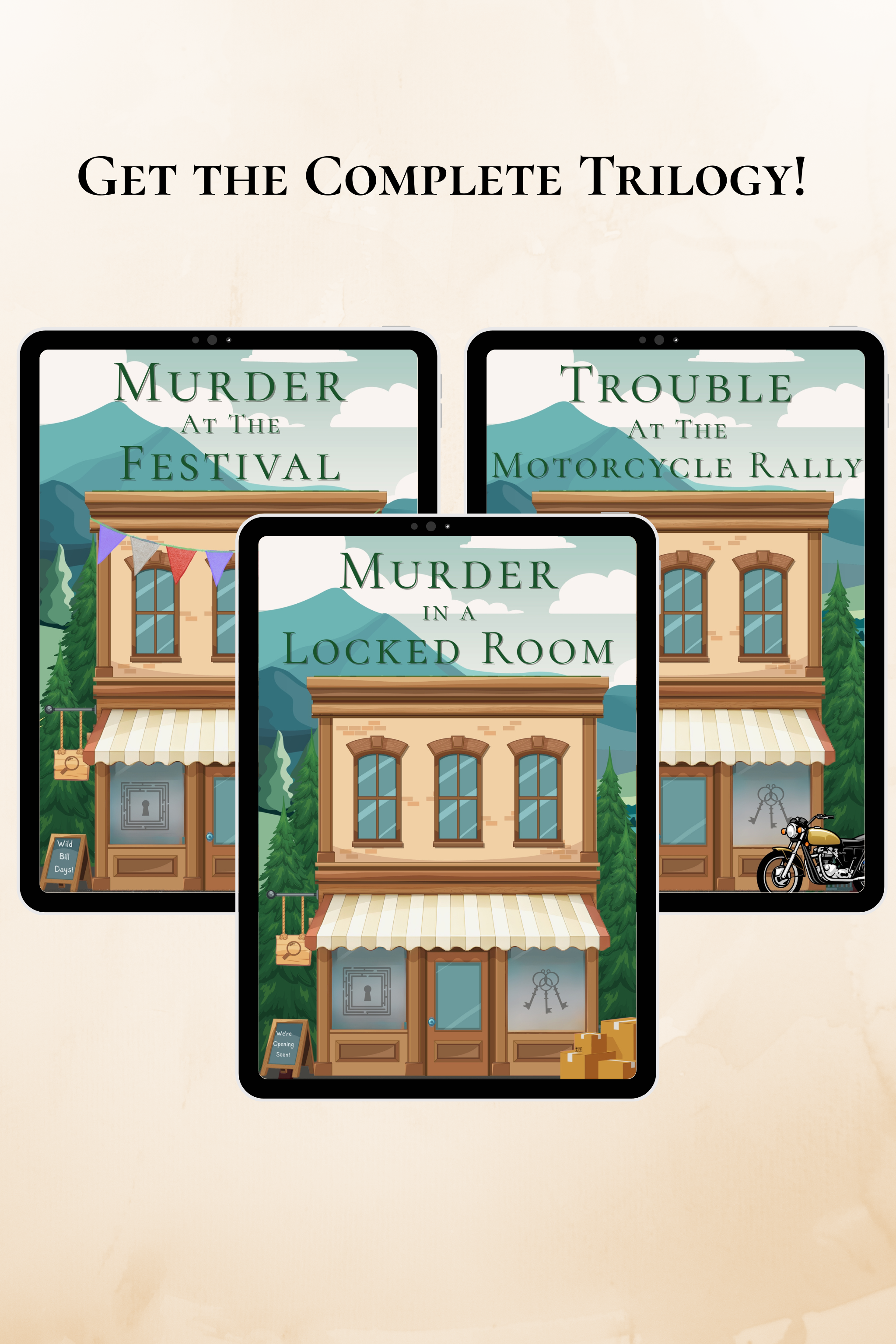 An Escape Room Cozy Mystery Trilogy